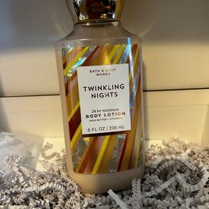 Bath & Body Works Twinkling Nights Body Lotion - Gold, Bronze, Yellow